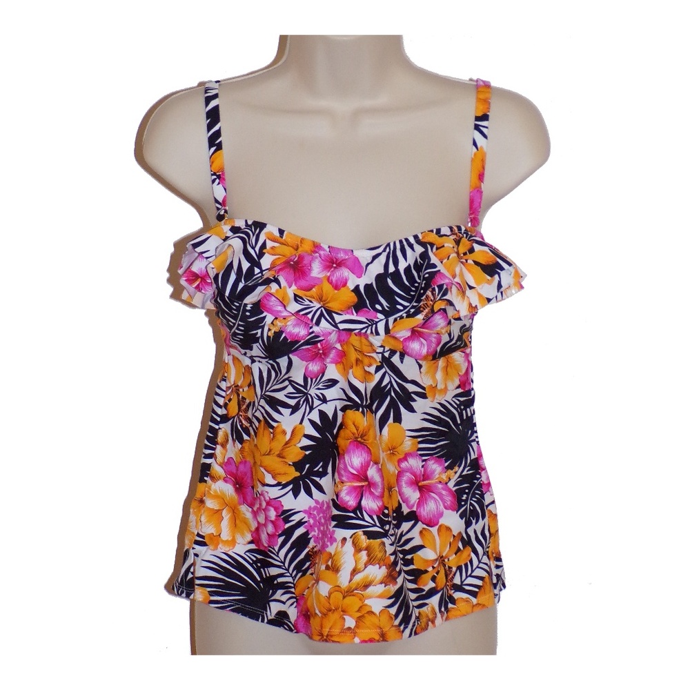 Island Escape bandeau tankini top 8
